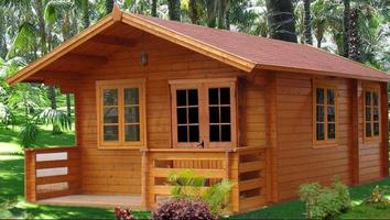 Wooden House Design Ideas syot layar 1