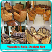 sofa set design wooden ideas