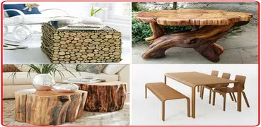 木製テーブルのアイデア
