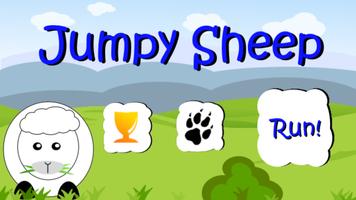 Jumpy Flappy Sheep Affiche
