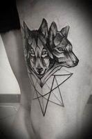 Wolf Tattoo Design syot layar 1