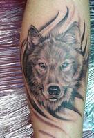 Wolf Tattoo Design syot layar 2