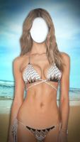 Femmes bikini montage photo Affiche