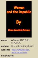 WOMAN AND THE REPUBLIC poster