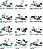 Women Ab Workouts โปสเตอร์