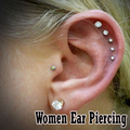 Women Ear Piercing