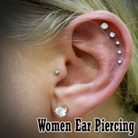 Women Ear Piercing