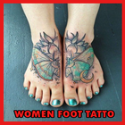 Women Foot Tatto icône