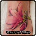 Women Foot Tattoos icône