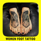 Women Foot Tattoo icône