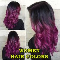 Women Hair Colors Affiche