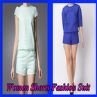 Women Shorts Fashion Suit icône