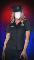 Costume femme policier montage Affiche