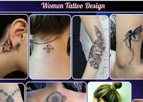 Women Tattoo Design Cartaz