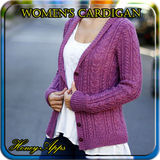 Coleção Cardigan das mulheres ícone