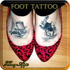Damski Foot Tattoo Design ikona