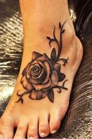 Women’s Foot Tattoo Design syot layar 1