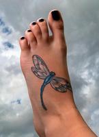 Women’s Foot Tattoo Design syot layar 2