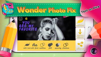 Wonder Photo Fix Text on Pics capture d'écran 3