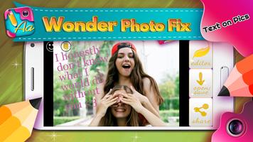 Wonder Photo Fix Text on Pics capture d'écran 1