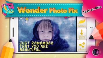 Wonder Photo Fix Text on Pics capture d'écran 2