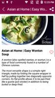 Wonton Soup Recipe capture d'écran 1
