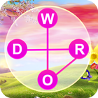 word game - match the letters to make a word أيقونة