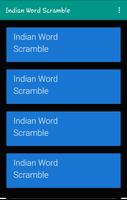 Indian Word Scramble poster