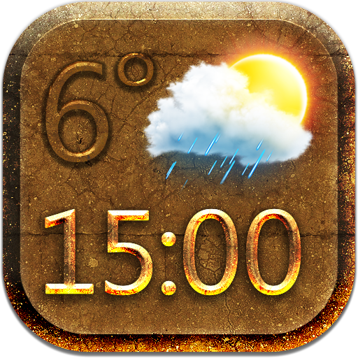 Welt Uhr Wetter Widget