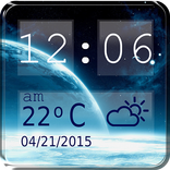 World Weather Clock Widget