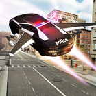 Flying Police Chase Gangster Zeichen