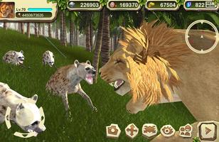 leeuw wildlife simulator-poster