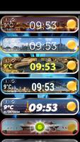 Horloge mondiale Météo Widget capture d'écran 1