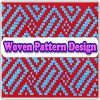 Woven Pattern Design الملصق