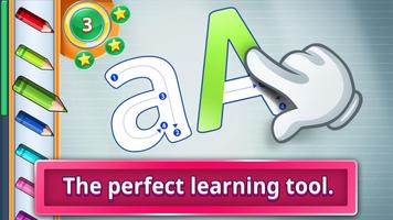 ABC & 123 - Learn letters and numbers poster