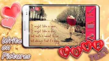 Write on Pictures – Love Text 스크린샷 3