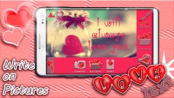 Write on Pictures – Love Text ภาพหน้าจอ 1