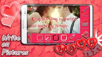 Write on Pictures – Love Text 스크린샷 2