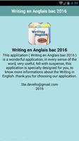 Writing en Anglais bac 2016 capture d'écran 1