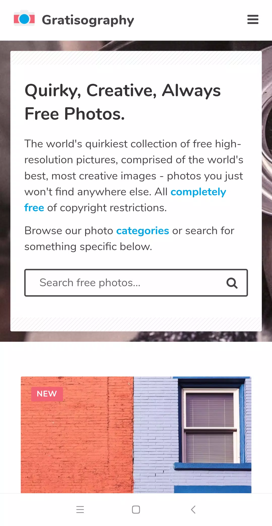 Gratisography - Free High-Resolution Photos APK for Android Download