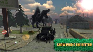 X-Ray Dinosaur Robot Battle imagem de tela 1