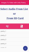 2 Schermata Create Video from Images with urdu poetry