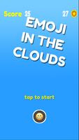Emoji In The Clouds الملصق