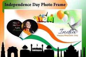 Independence Day Photo Frame (Indian Flag) capture d'écran 1