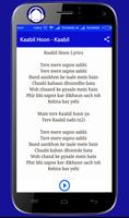 Kaabil Hoon Song Lyric Popular capture d'écran 3