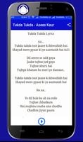 Tukda Tukda Song Asees Lyrics Affiche