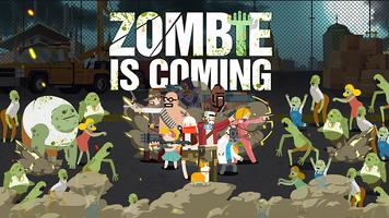 Zombie is coming plakat