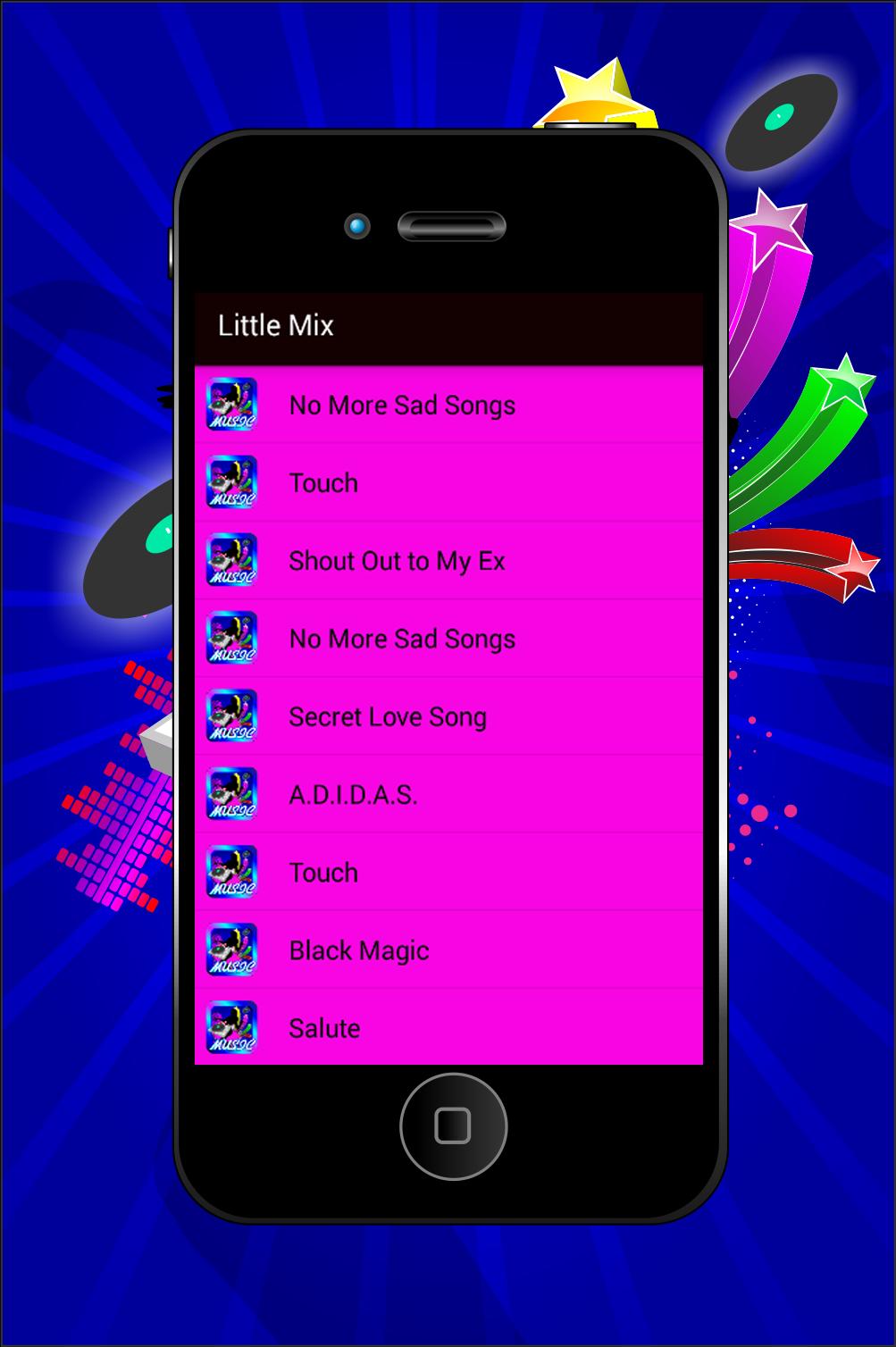 Little Mix Touch Songs lyrics APK for Android Download