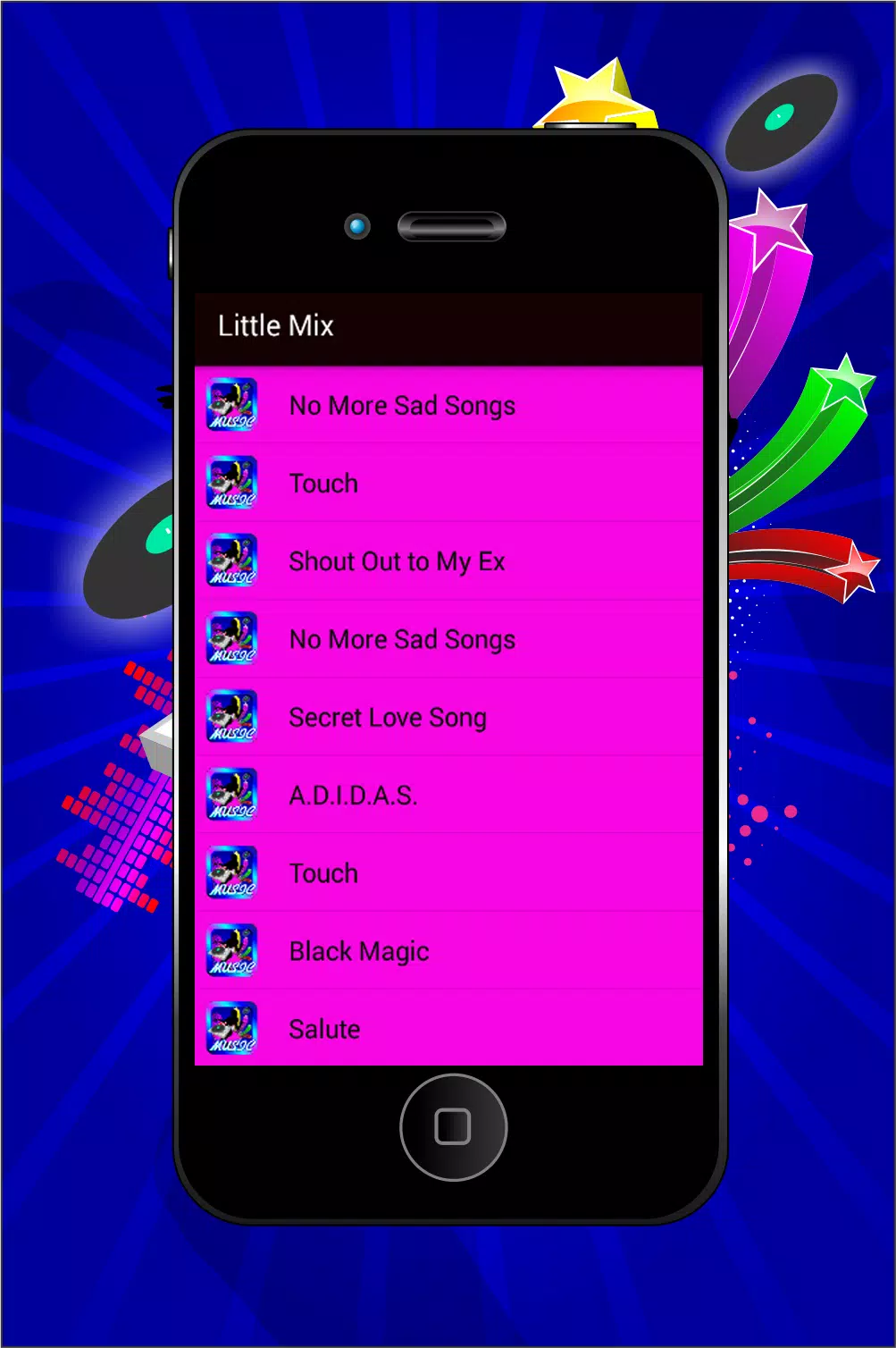 Little Mix Touch Songs lyrics APK for Android Download