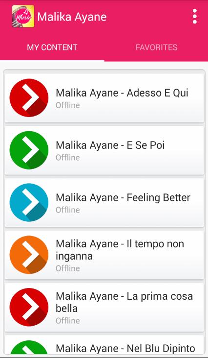 Malika Ayane - Senza fare sul serio APK per Android Download